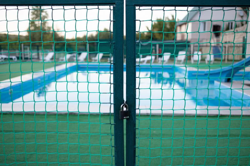 Secure Mesh Fence Gate